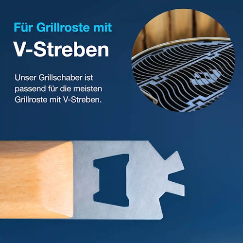 McBrikett FUSL Grillrost Schaber