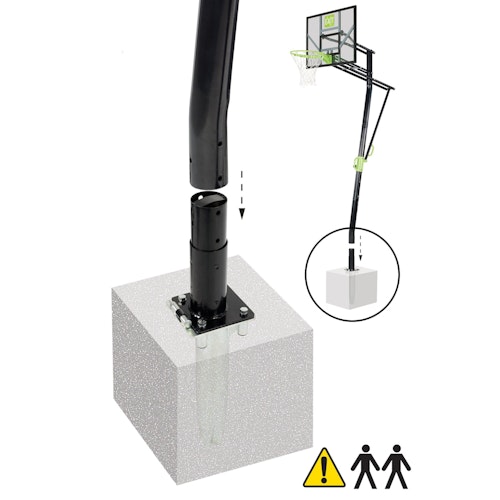 EXIT Basketballkorb Galaxy Inground Basket