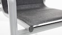 Vorschaubild Kettler Stapelsessel GRANADA PADDED, Aluminium Silber / Outdoorgewebe Anthrazit - Auslaufartikel / Einzelstück