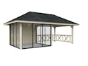 Vorschaubild Palmako Pavillon Bianca 16,6 m² Set 204 Slide - 28 mm