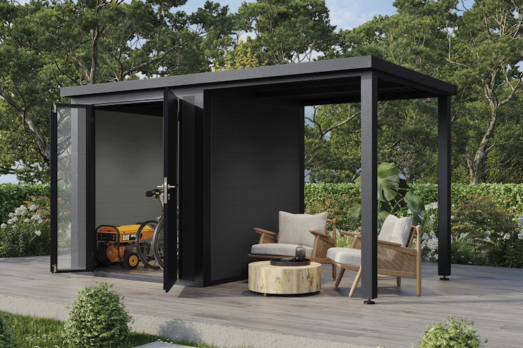 Wolff Finnhaus WPC Gartenhaus Juna - 19 mm