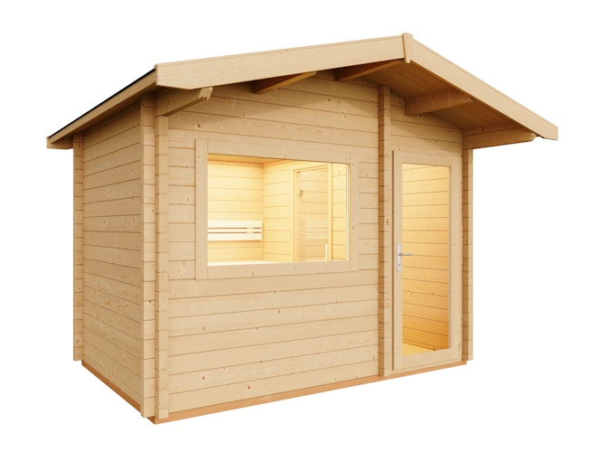 Infraworld Gartensauna Terra 3 - 70 mm