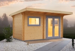 Infraworld Gartensauna Bella 3-Standardausführung