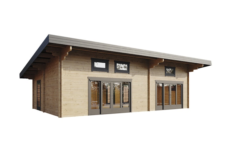 Wolff Finnhaus Ferienhaus Osterwal 63 - 70 mm