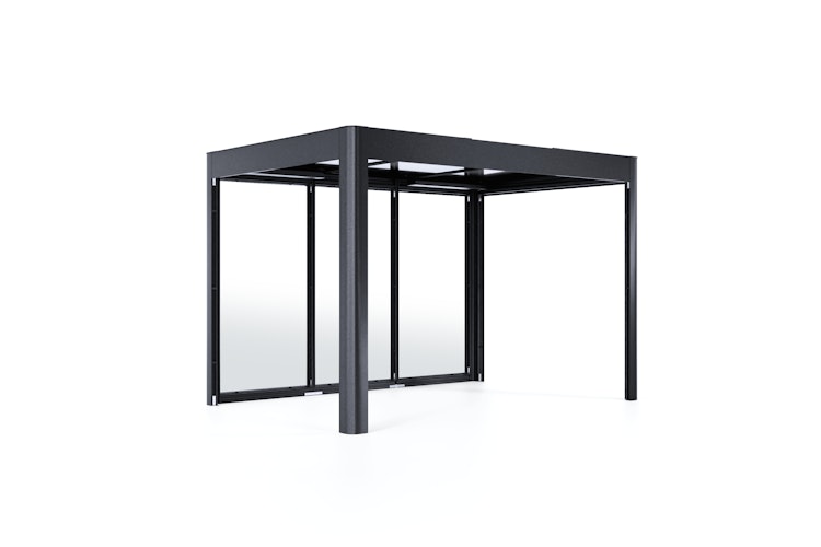 SunElements Terrassenüberdachung SunCover Deluxe - 5 mm ESG  (satiniert)