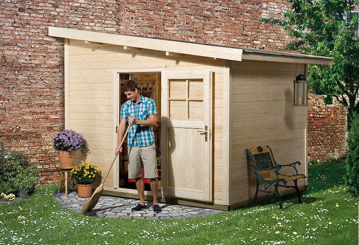 Weka 28 mm Gartenhaus 260 Anbauhaus
