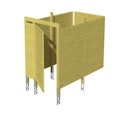 Vorschaubild Skan Holz Abstellraum C7 für Carports - Profilschalung