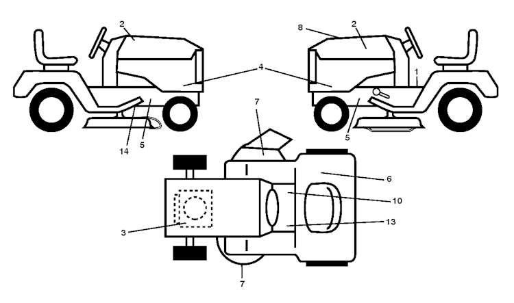 Husqvarna Gartentraktoren 96051000101 CT 153