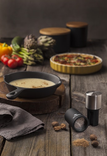 Microplane Muskatmühle 2 in 1 Edelstahl SPECIALTY Edelstahl