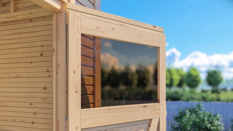 Bertilo Gartenhaus Pent Modern 3 - 18 mm