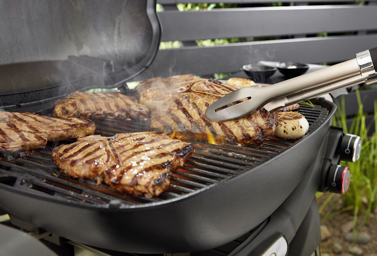 Weber Q3200N+ Gasgrill mit Rollwagen - Black