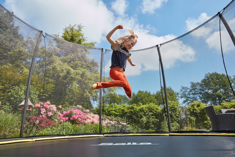 Salta Trampolin Comfort Edition Ground mit Sicherheitsnetz