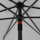 Vorschaubild doppler Mittelmastschirm myZONE 300 Push up, Aluminium Anthrazit / 100 % Polyester 180 g/m²