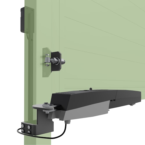 TraumGarten SYSTEM / DESIGN Alu Doppeltor auf Maß mit E-Antrieb