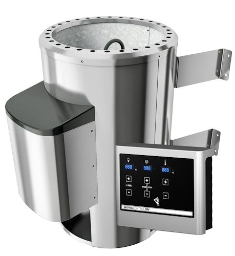 Karibu Saunaofen 3,6 kW Plug & Play finnisch mit externer Steuerung Easy weiß