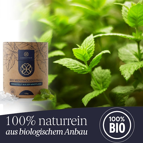 Liebenstein Bio Mentholkristalle für die Sauna (100g)