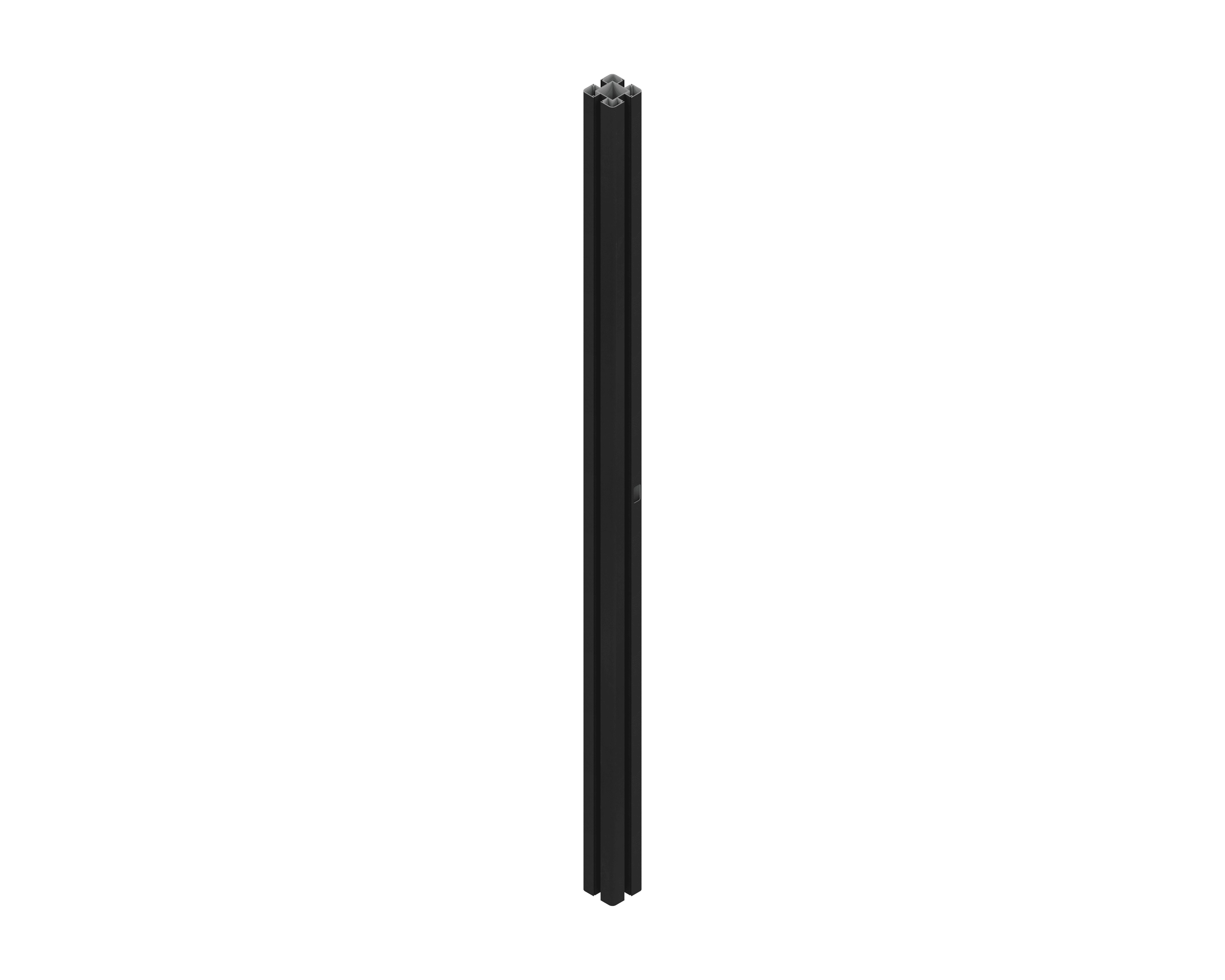 OSMO Pfosten Alu Typ E Anthrazit 9x9, 200cm
