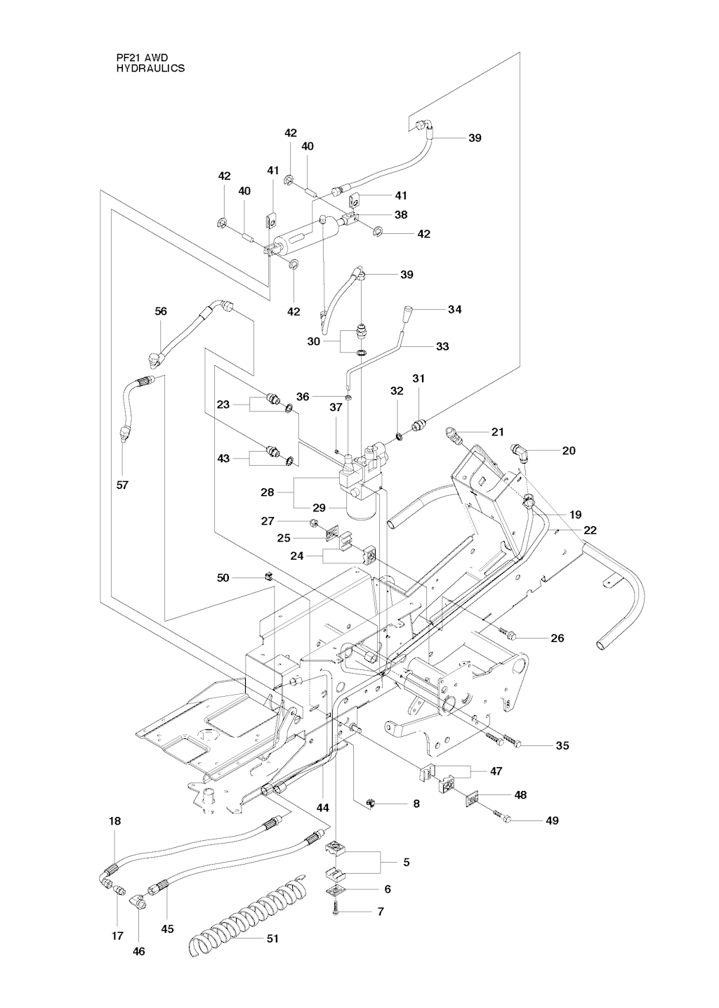 Explosionszeichnung Ersatzteile