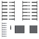Vorschaubild TraumGarten Ersatzteil: Zubehörbeutel für System U-Klemmprofil anthrazit 192,5cm