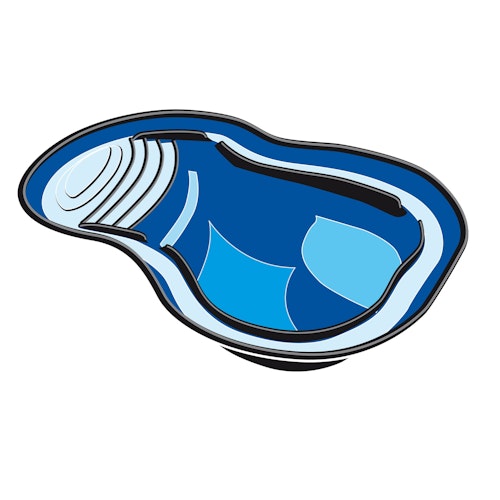 Ubbink Teichschale Fertigteich LOBELIA SII - 500 l