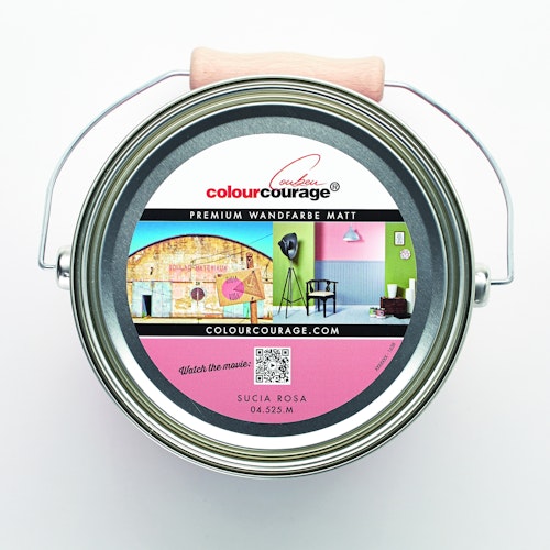 colourcourage® Premium Wandfarbe matt Sucia Rosa