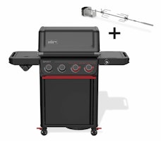 Weber SPIRIT EPX-435R GBS Gasgrill - Stealth inkl. Drtehspieß