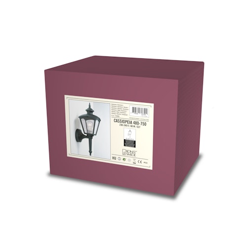 Konstsmide Wandleuchte Cassiopeia, versch. Farben 