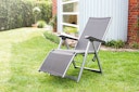 Vorschaubild Kettler Relaxsessel BASIC PLUS, Aluminium Silber / Outdoorgewebe Anthrazit