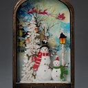 Vorschaubild Konstsmide Weihnachtsbeleuchtung  LED Wasserlaterne Schneemann + Vögel