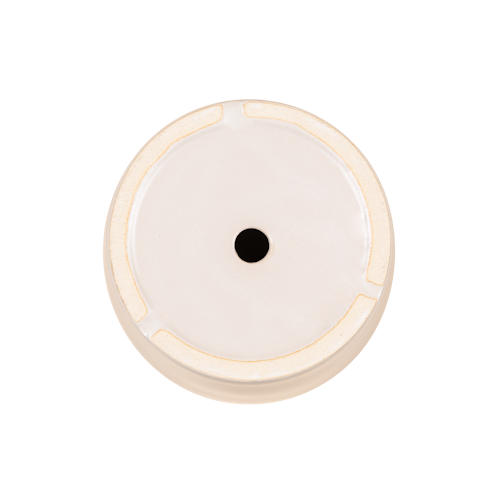 Wikholm form Design Pflanzgefäß / Blumentopf Keramik creme ⌀ 17 x H 18 cm inkl. Untersetzer