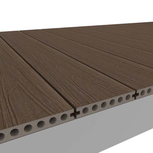 NewTechWood Deluxe Vintage WPC-Terrassendiele Hohlkammer Ipé  23 x 138 mm