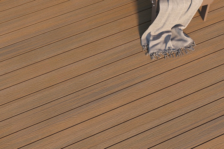 NewTechWood Universal WPC-Terrassendiele Massiv 23 x 138 x 3000 mm