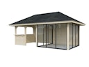 Vorschaubild Palmako Pavillon Bianca 16,6 m² Set 208 Slide - 28 mm