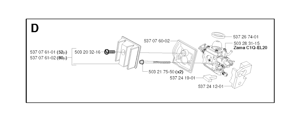 Explosionszeichnung Ersatzteile