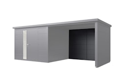 Wolff Finnhaus Seiten-/Rückwand 29 Metall Anthrazit für Terrassenanbau Ulrik & Linnea
