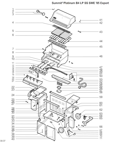 Weber Summit Platinum B4 LP SS (2005) (Germany/Austria)