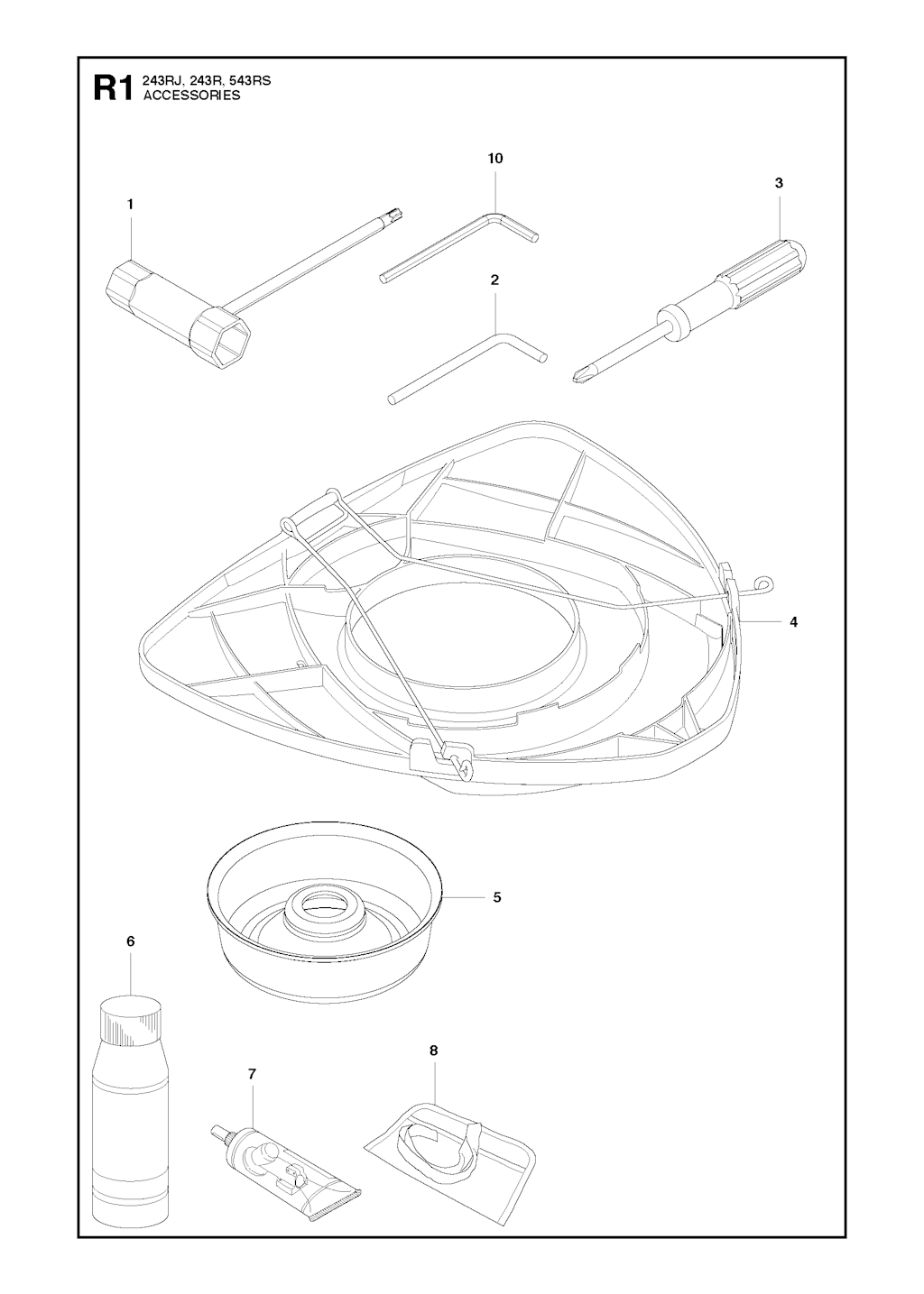 Explosionszeichnung Ersatzteile
