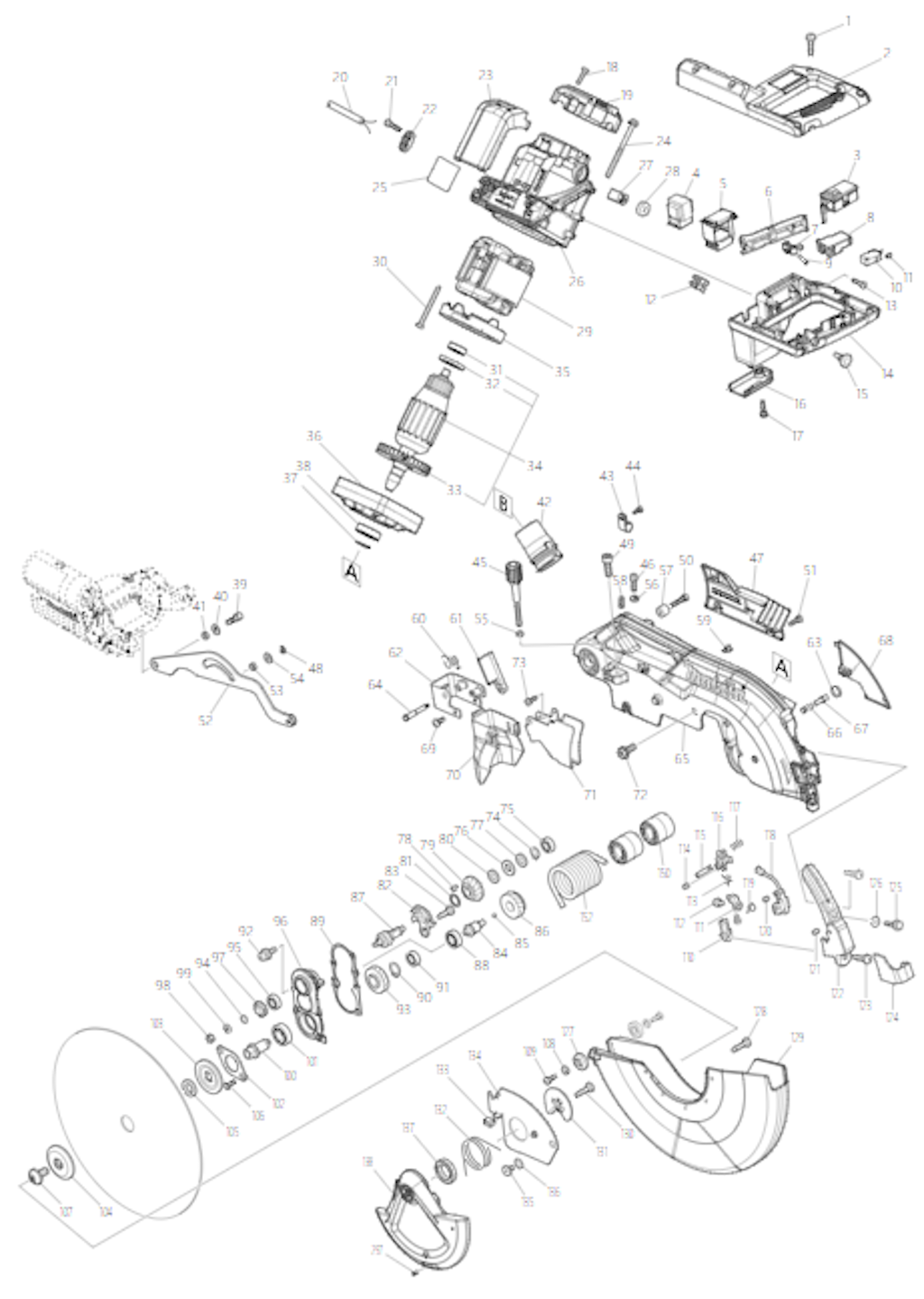 Explosionszeichnung Ersatzteile