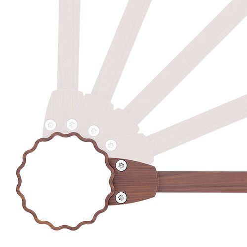 Alberts® Alu Sichtschutz Palitio als Set, Profilhöhe 150 mm, zum Aufschrauben