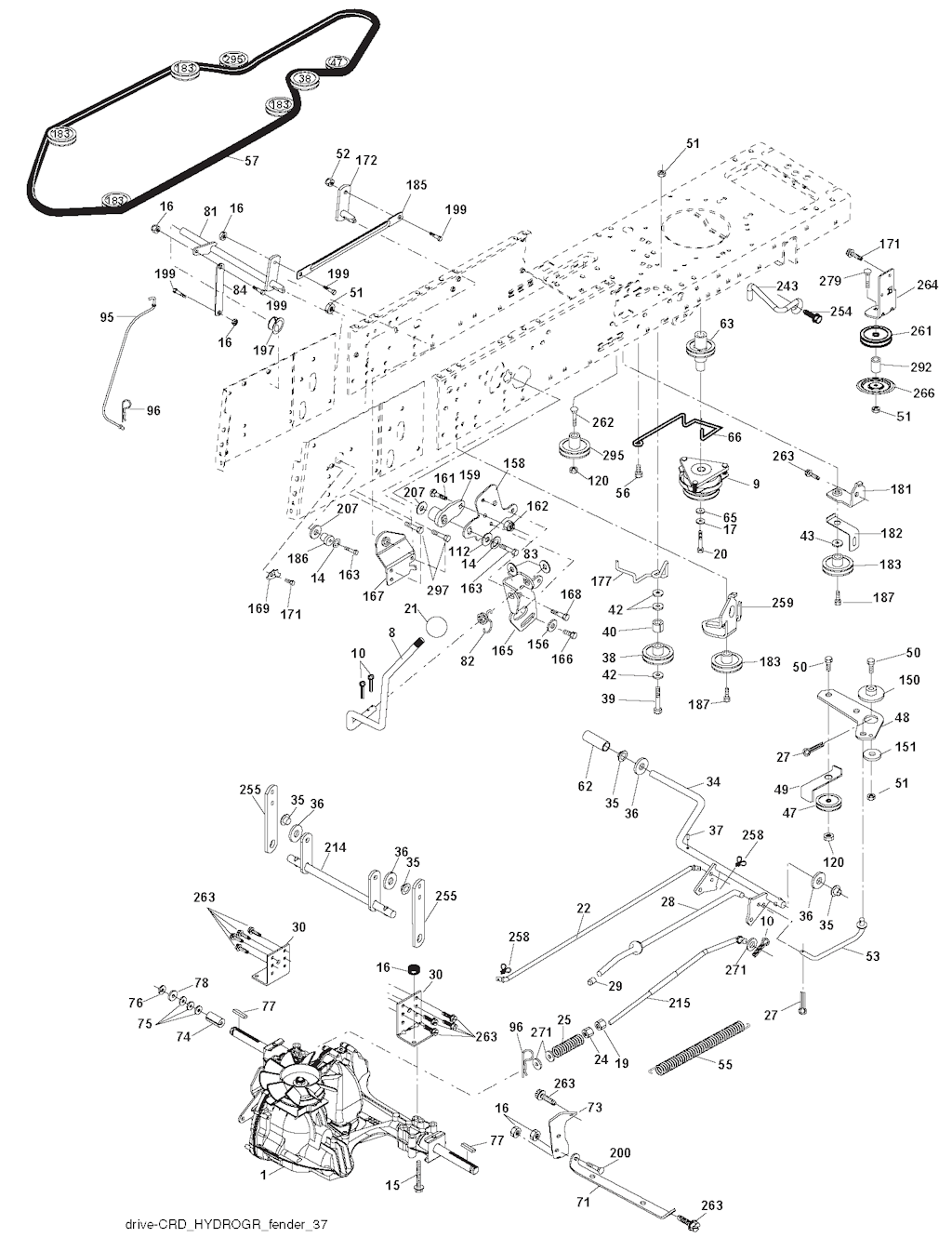 Explosionszeichnung Ersatzteile