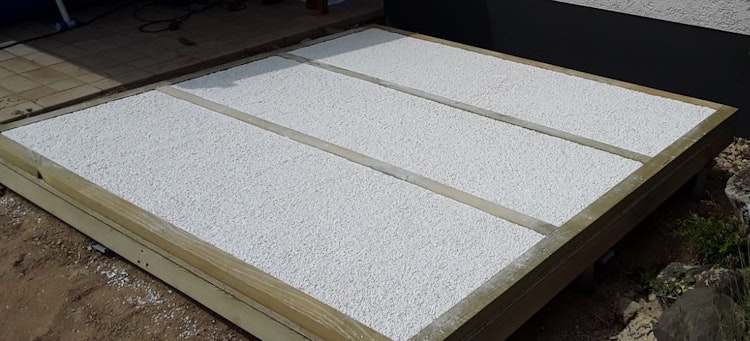 Fußboden Dämmungspaket für Gartenhäuser/Saunahäuser von 3-6 m² Innenfläche