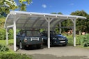 Vorschaubild Skan Holz Schwaben - Bogendach Doppelcarport aus Leimholz Breite 648cm