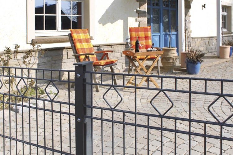 dz Schmuckzaunset Residenz standard GIRONA mit Pfosten VAP