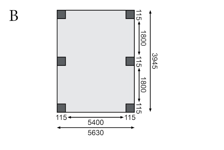 Karibu Carport Einzelcarport Classic Einzel 3 - kesseldruckimprägniert