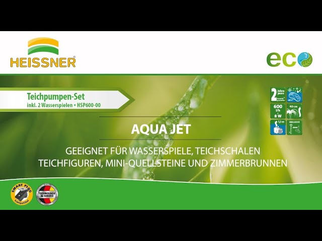 Heissner SMARTLINE Teichpumpenset 600 l/h (HSP600-00)