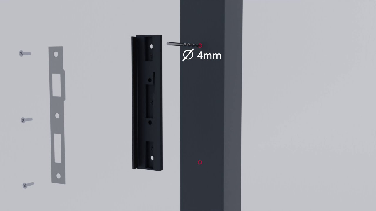 Fiberdeck BOSTON Tor Sonderanfertigung inkl Schlosskasten max 200 x 200 cm