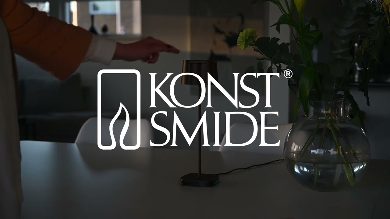 Konstsmide LED USB-Tischleuchte Nice, Rostoptik, Farbtemperatur, dimmbar (7818-970)