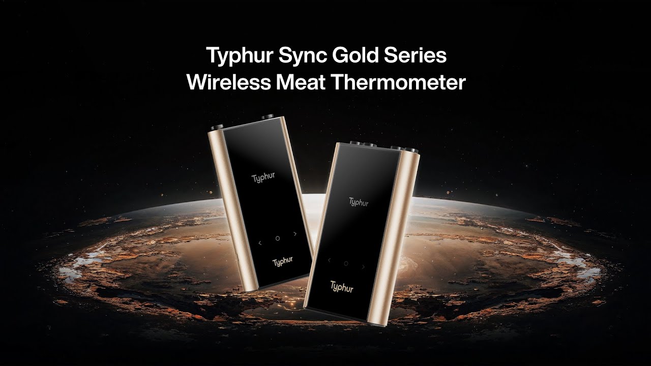 Typhur Grillthermometer SYNC Gold Quad - 4 Thermometer