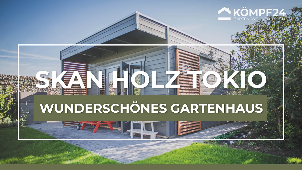 Skan Holz Gartenhaus Tokio 4 - 19 mm
