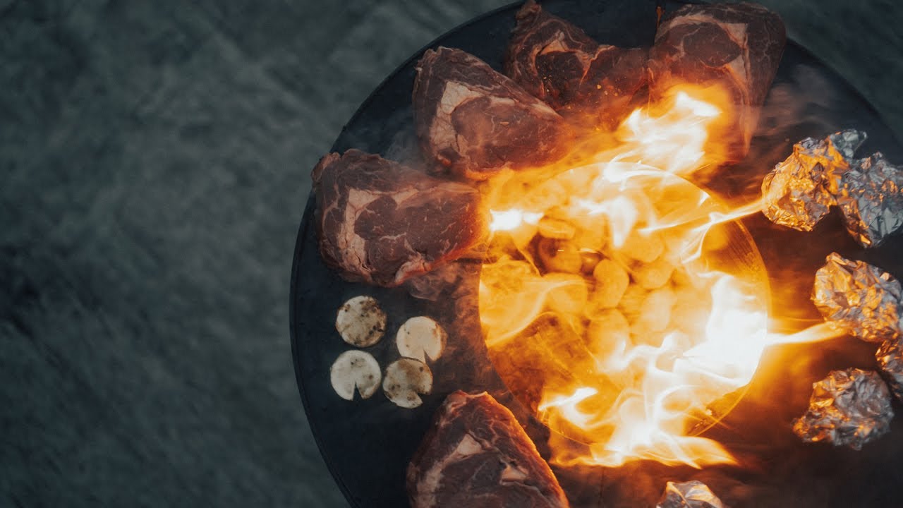 höfats BOWL 57 Feuerschale mit Sternfuß